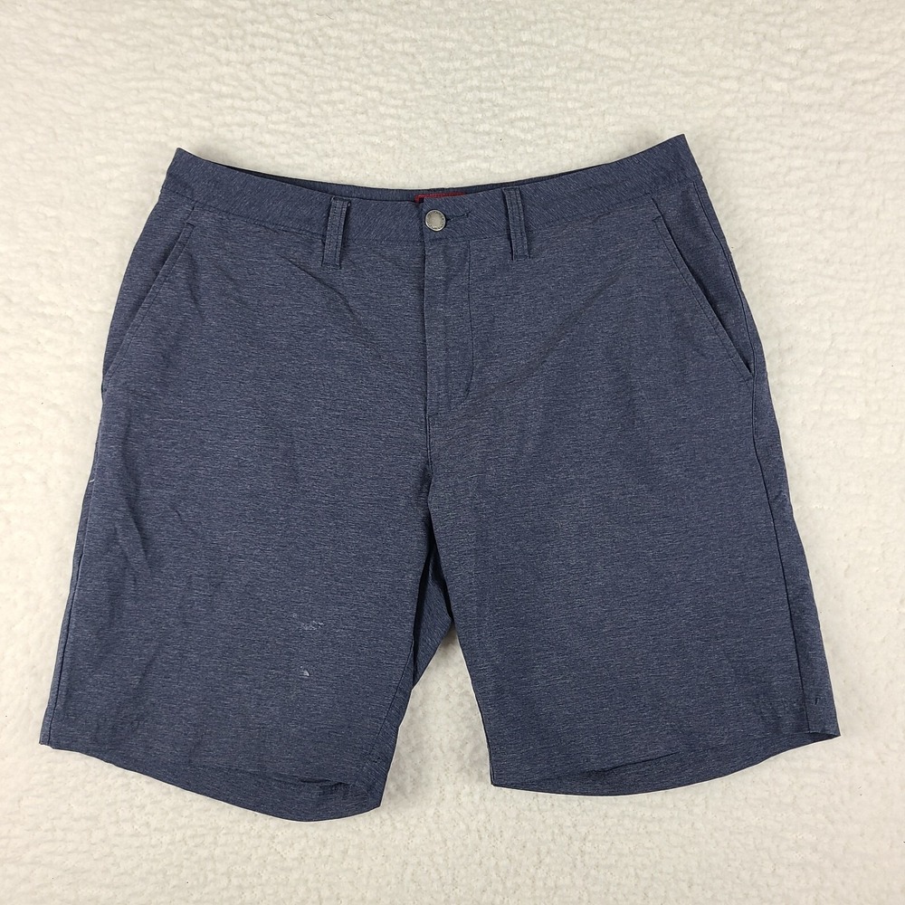 UNTUCKit Shorts‎ Mens 32 Dark Blue 8" Inseam Casual Performance Golf Chino